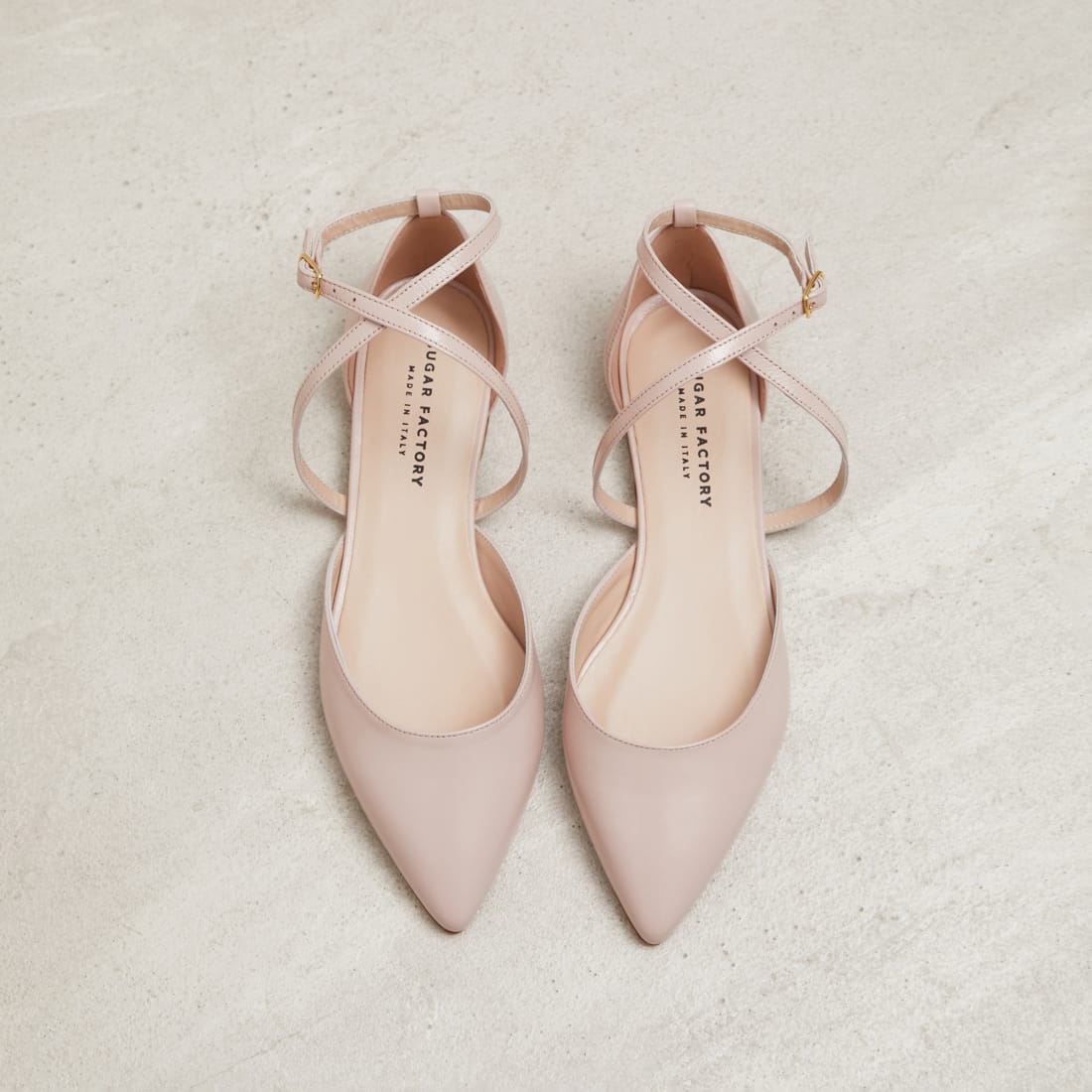 Пудровые кожаные туфли - Image 2 of 3