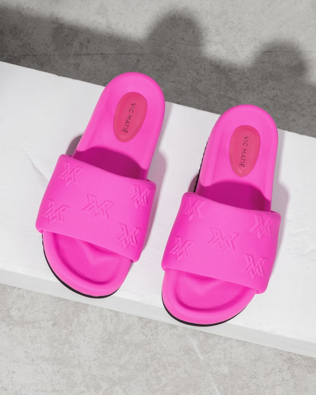 Розовые текстильные шлепанцы - Image 2 of 5