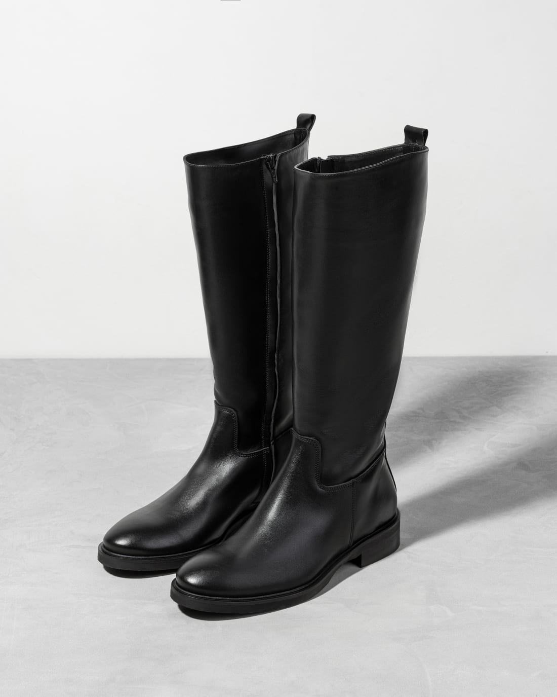 Черные кожаные классические сапоги - Image 2 of 6