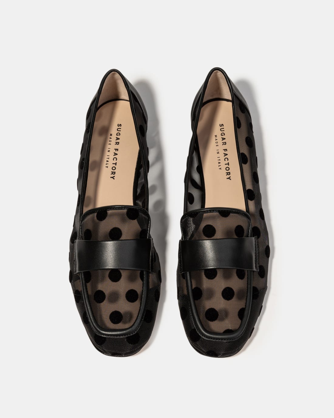 Черные лоферы из текстильной сетки - Image 3 of 4