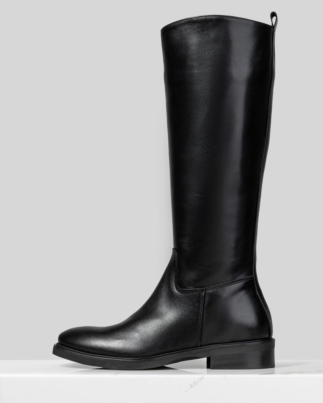 Черные кожаные классические сапоги - Image 1 of 6