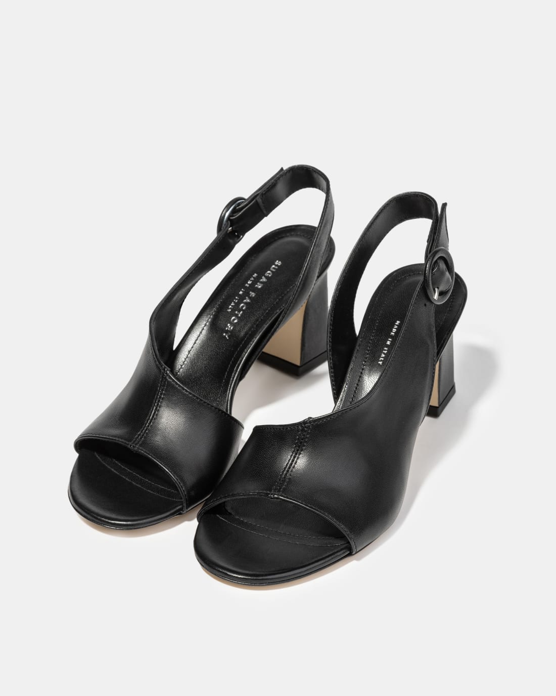 Черные босоножки на высоком каблуке - Image 2 of 4