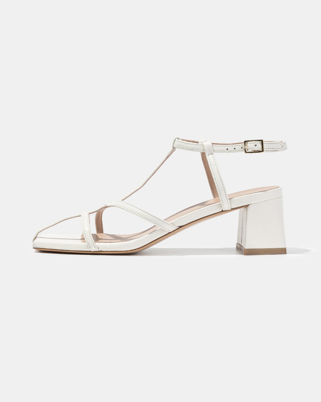 Белые босоножки с ремешками - Image 1 of 4