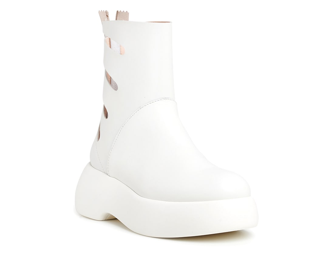 Белые кожаные ботинки - Image 2 of 5