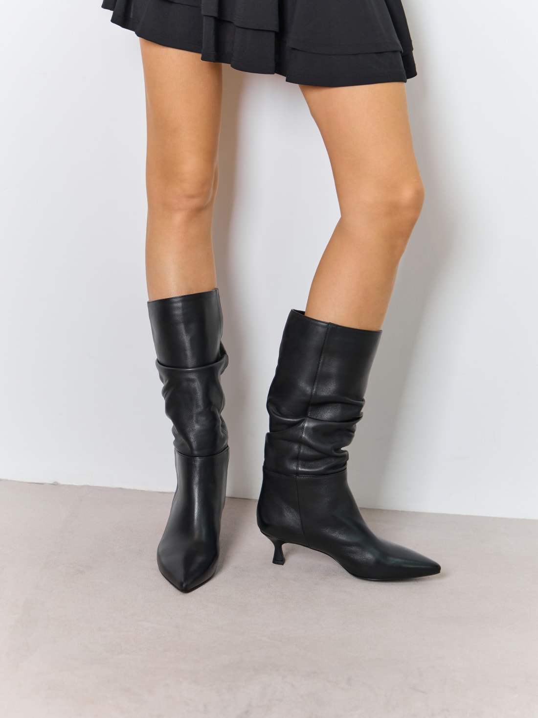 Черные сапоги из натуральной кожи - Image 4 of 5