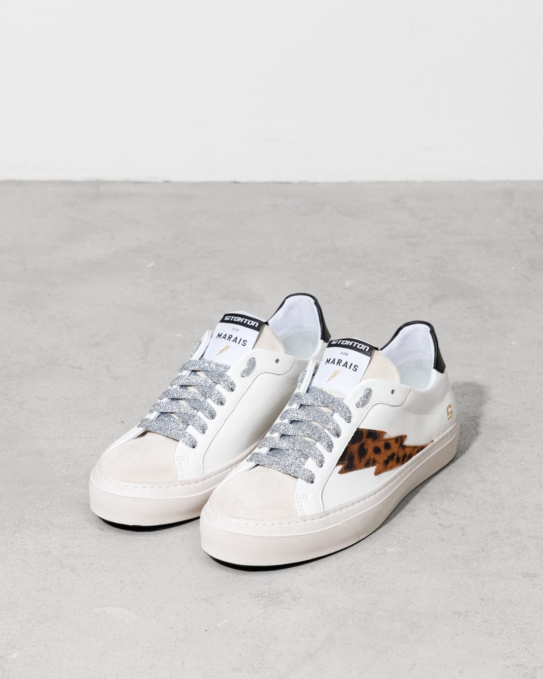 Белые кожаные кеды - Image 3 of 5