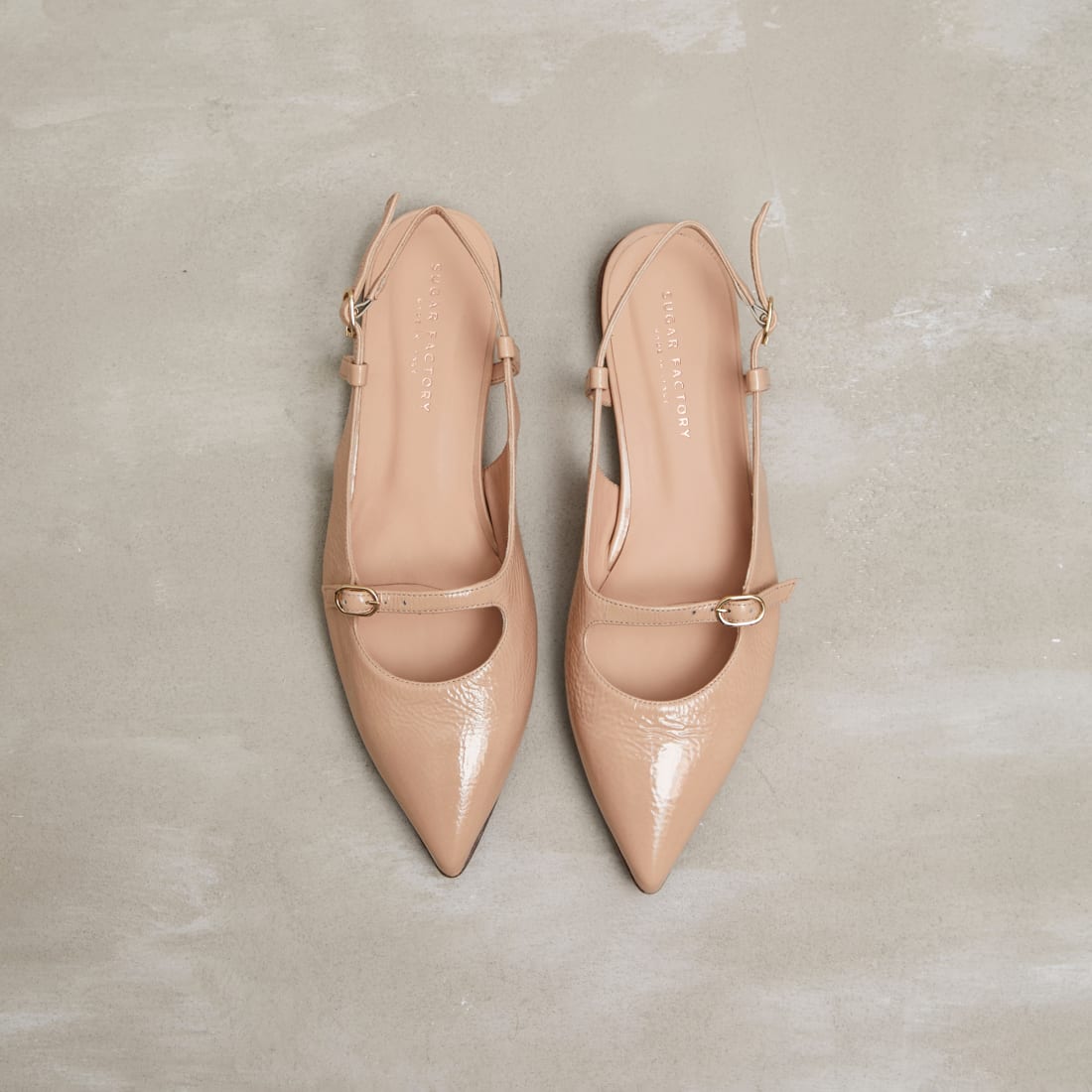 Бежевые кожаные туфли - Image 2 of 3