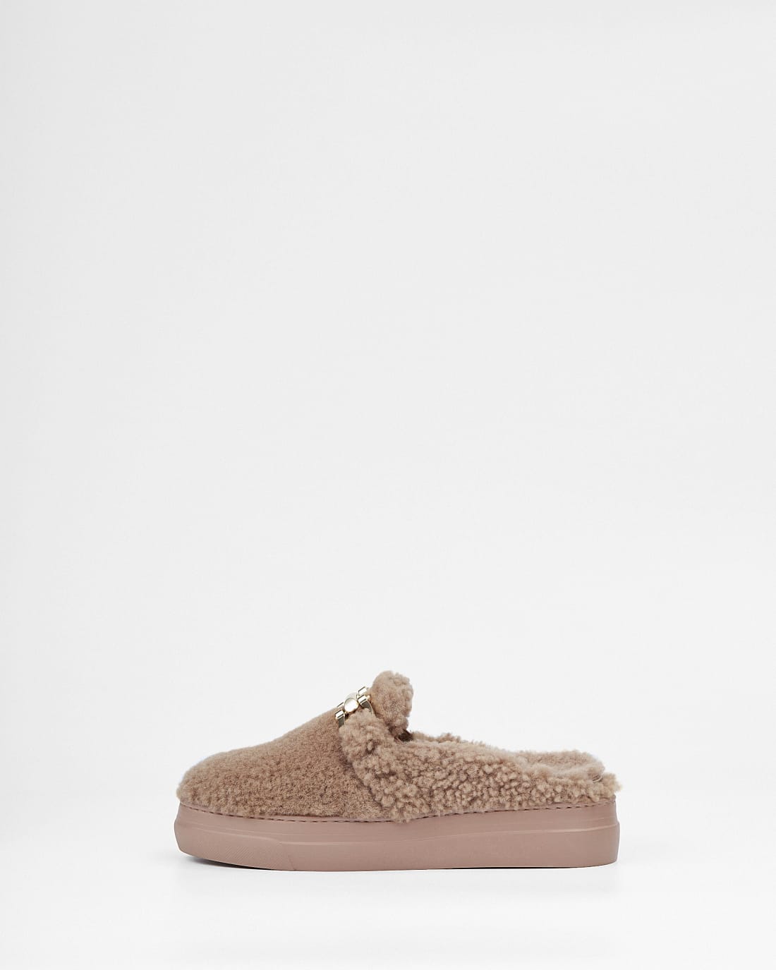 Зимние бежевые слиперы - Image 1 of 4