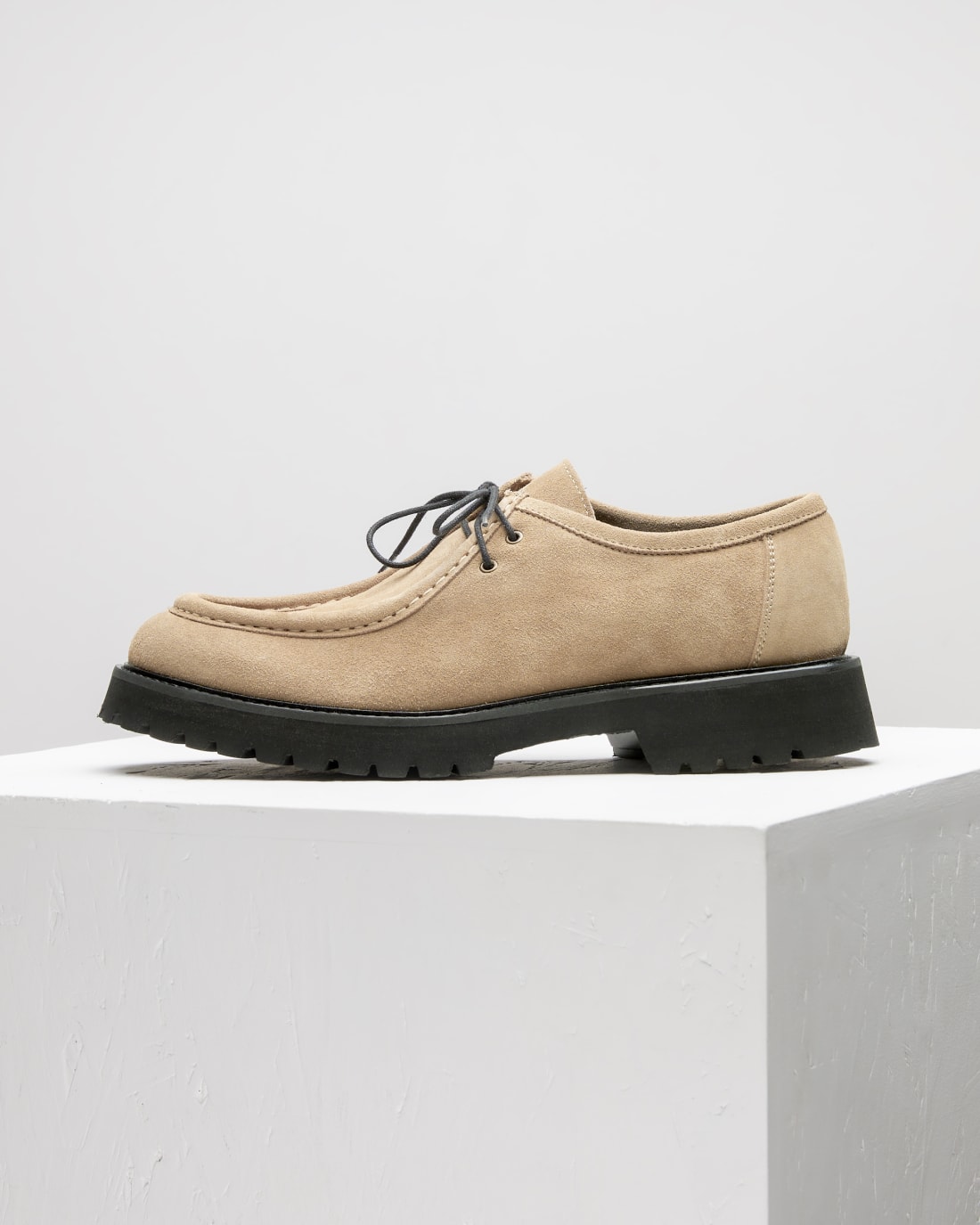 Бежевые замшевые полуботинки - Image 1 of 5