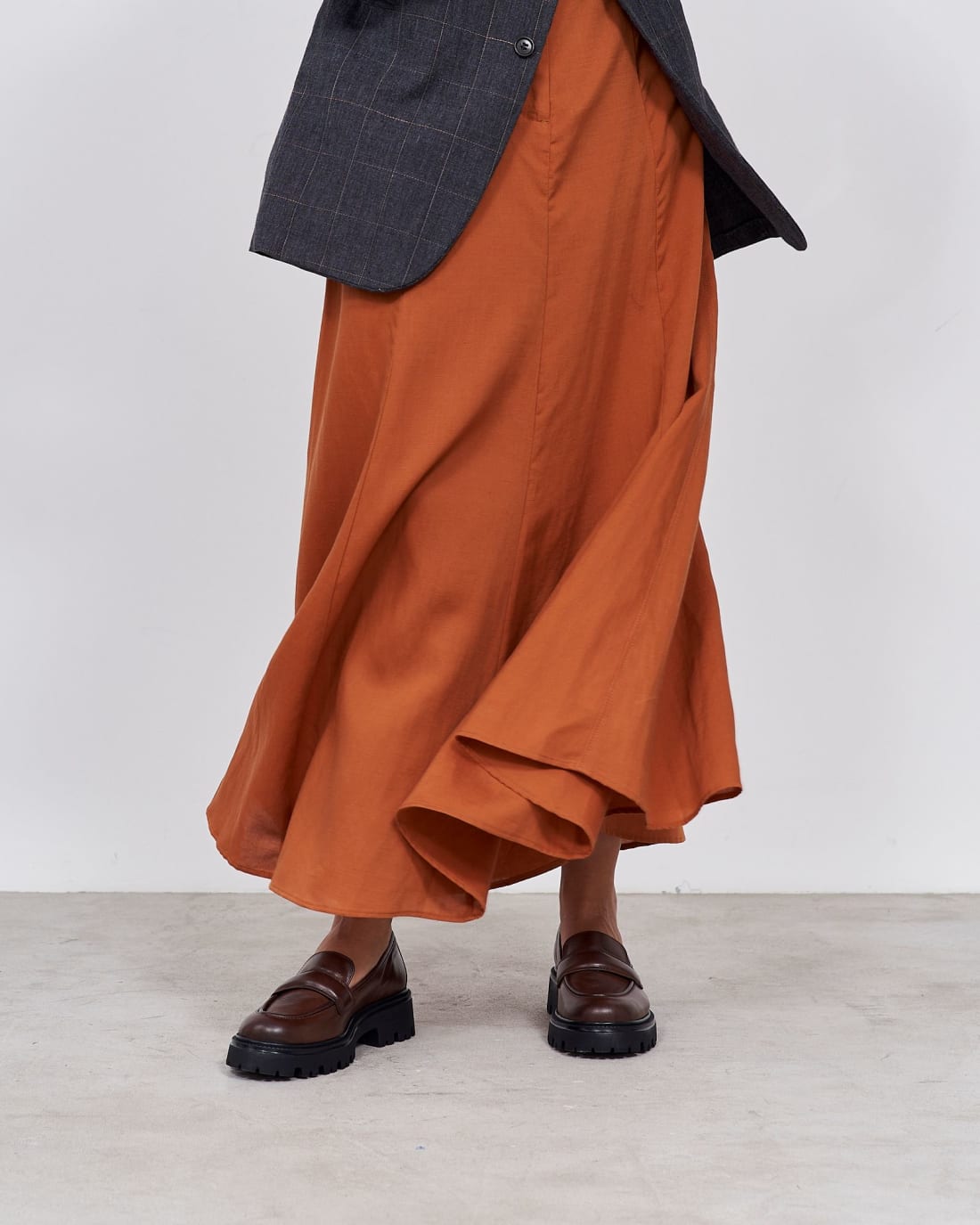 Коричневые кожаные лоферы - Image 6 of 7