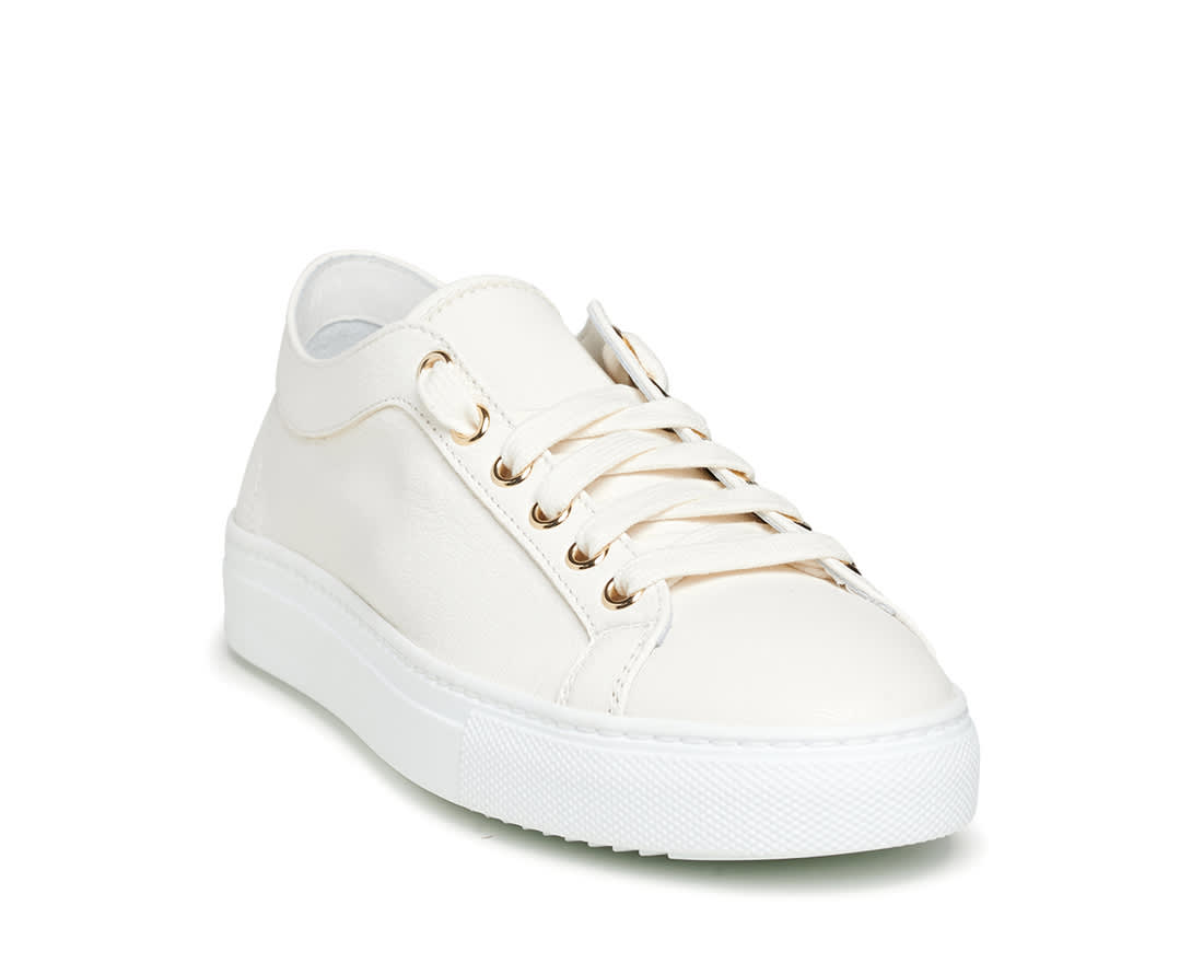 Белые кожаные кеды - Image 2 of 5