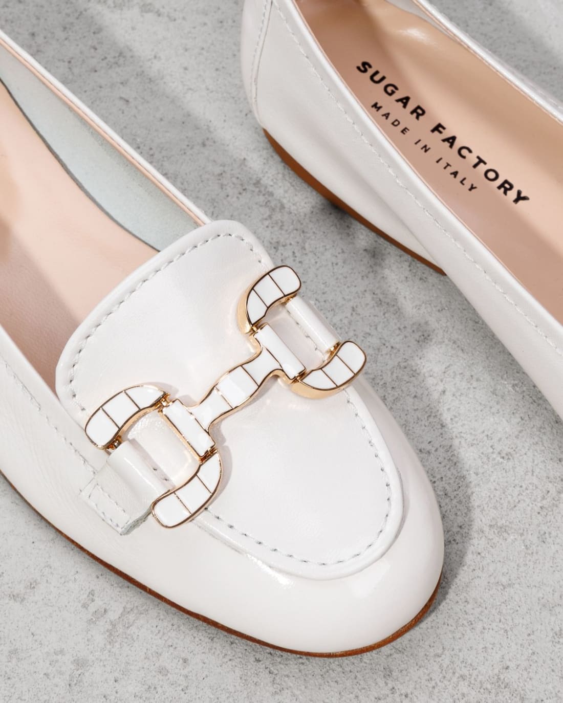 Белые кожаные лоферы - Image 4 of 4