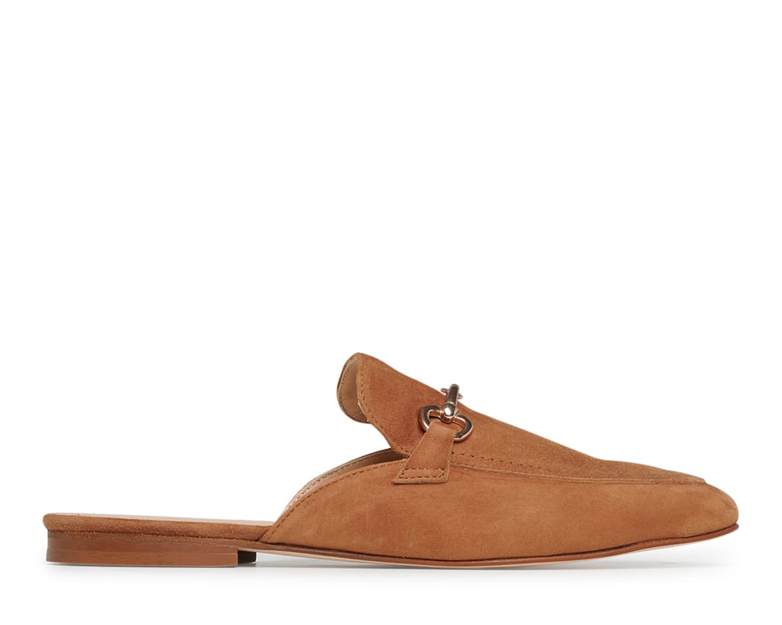 Коричневые замшевые слиперы - Image 1 of 5