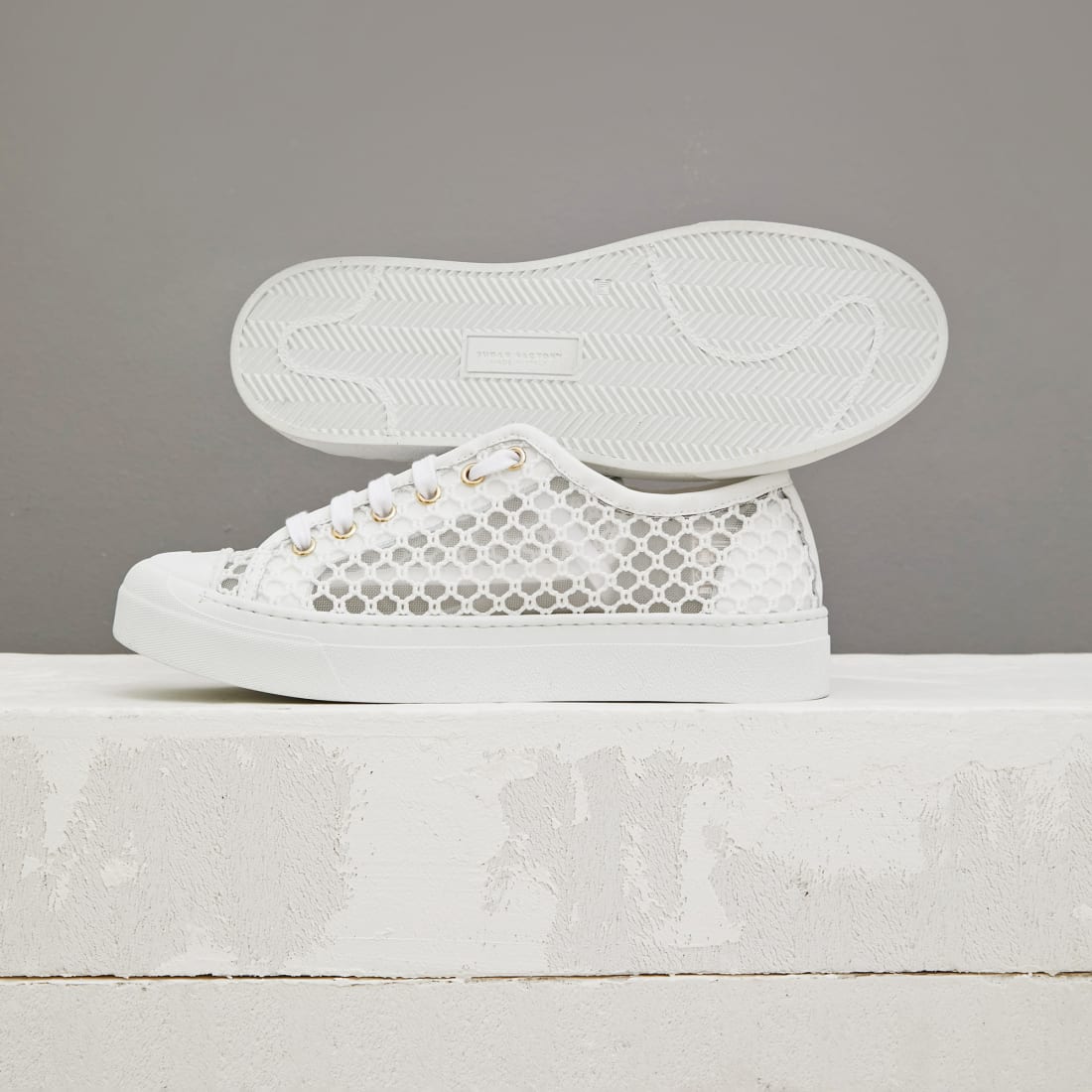 Белые текстильные кеды - Image 2 of 5