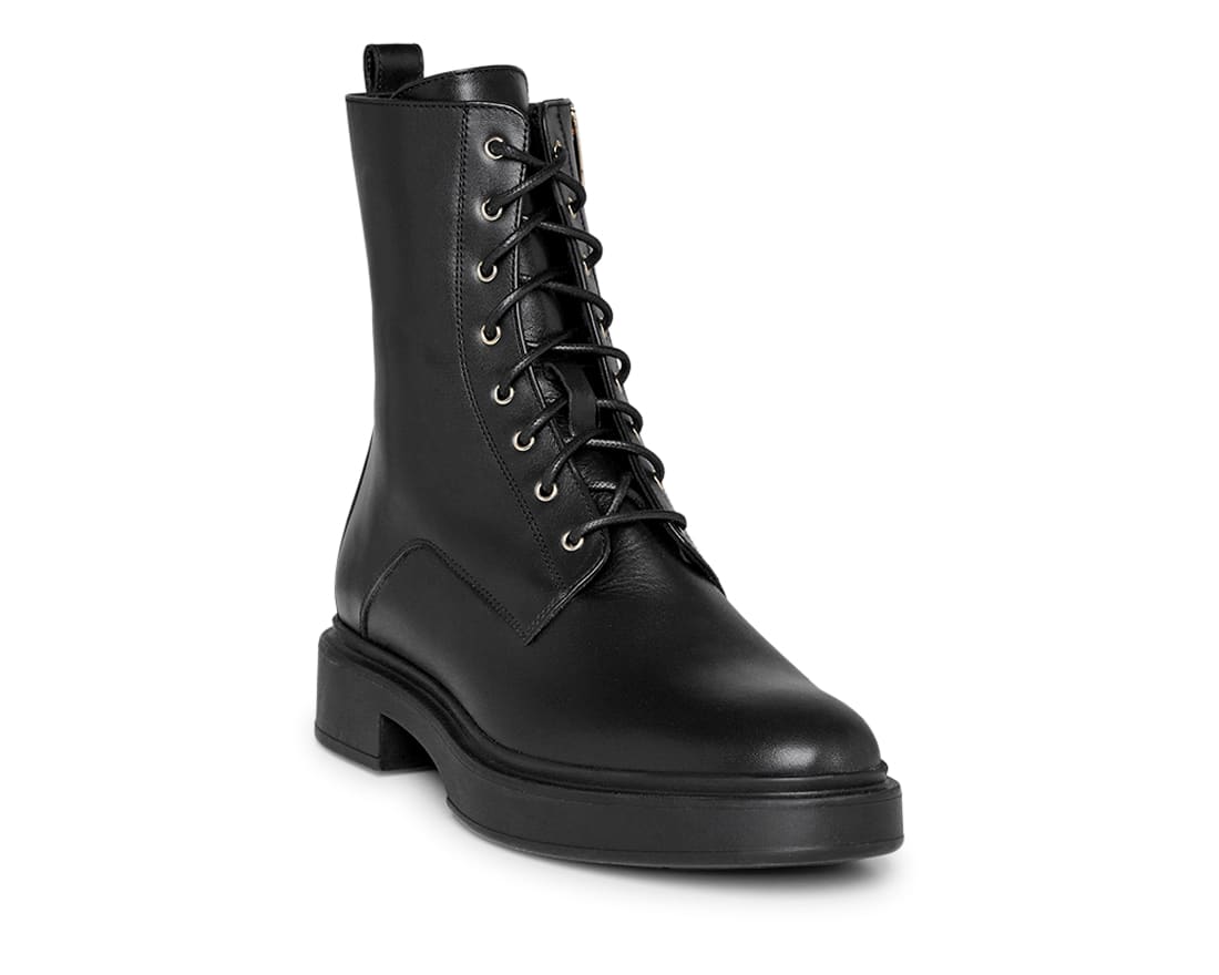 Зимние черные кожаные ботинки - Image 2 of 4