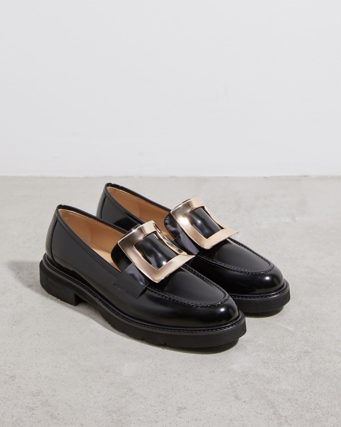 Черные кожаные лоферы - Image 2 of 6