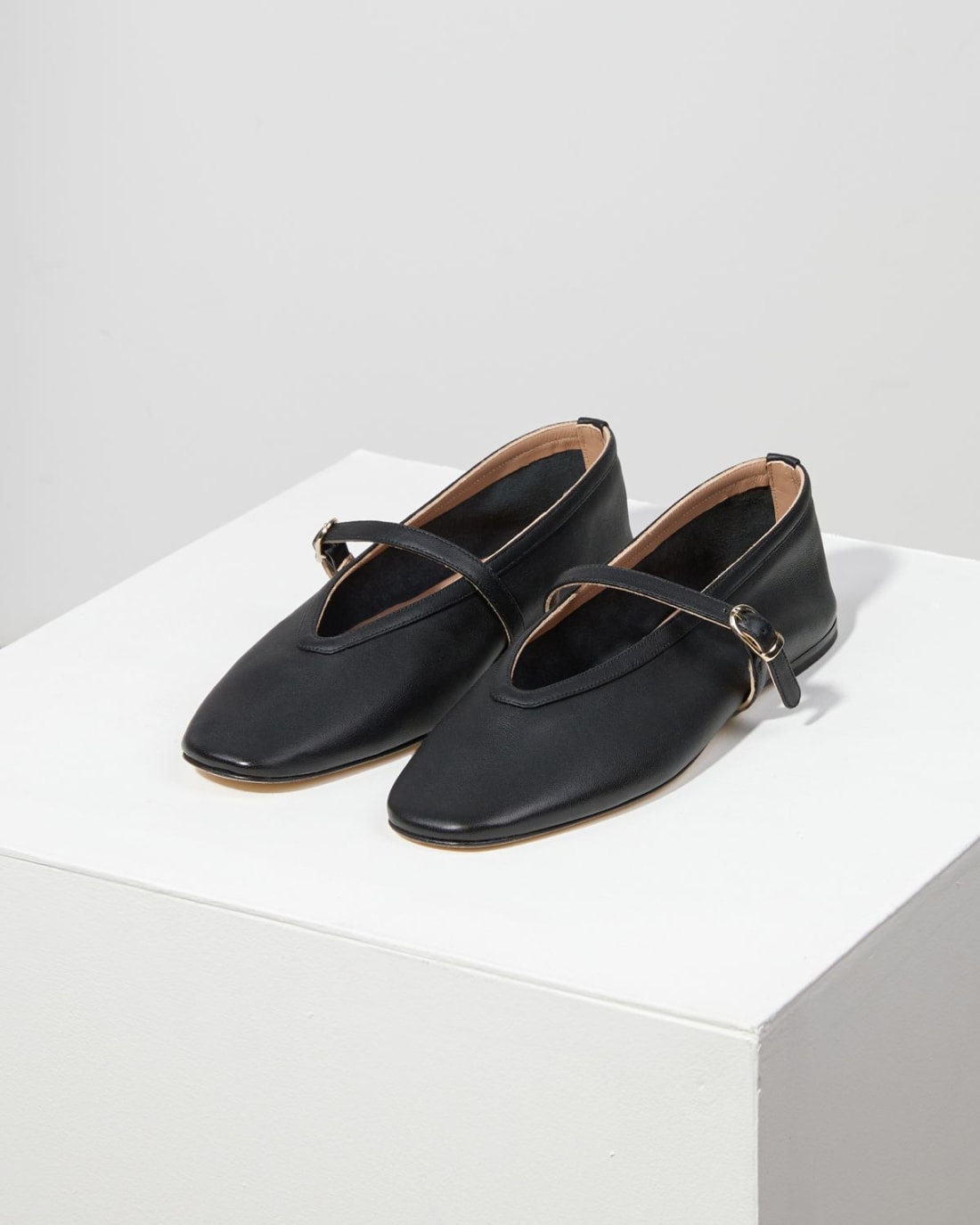 Черные кожаные балетки - Image 3 of 6