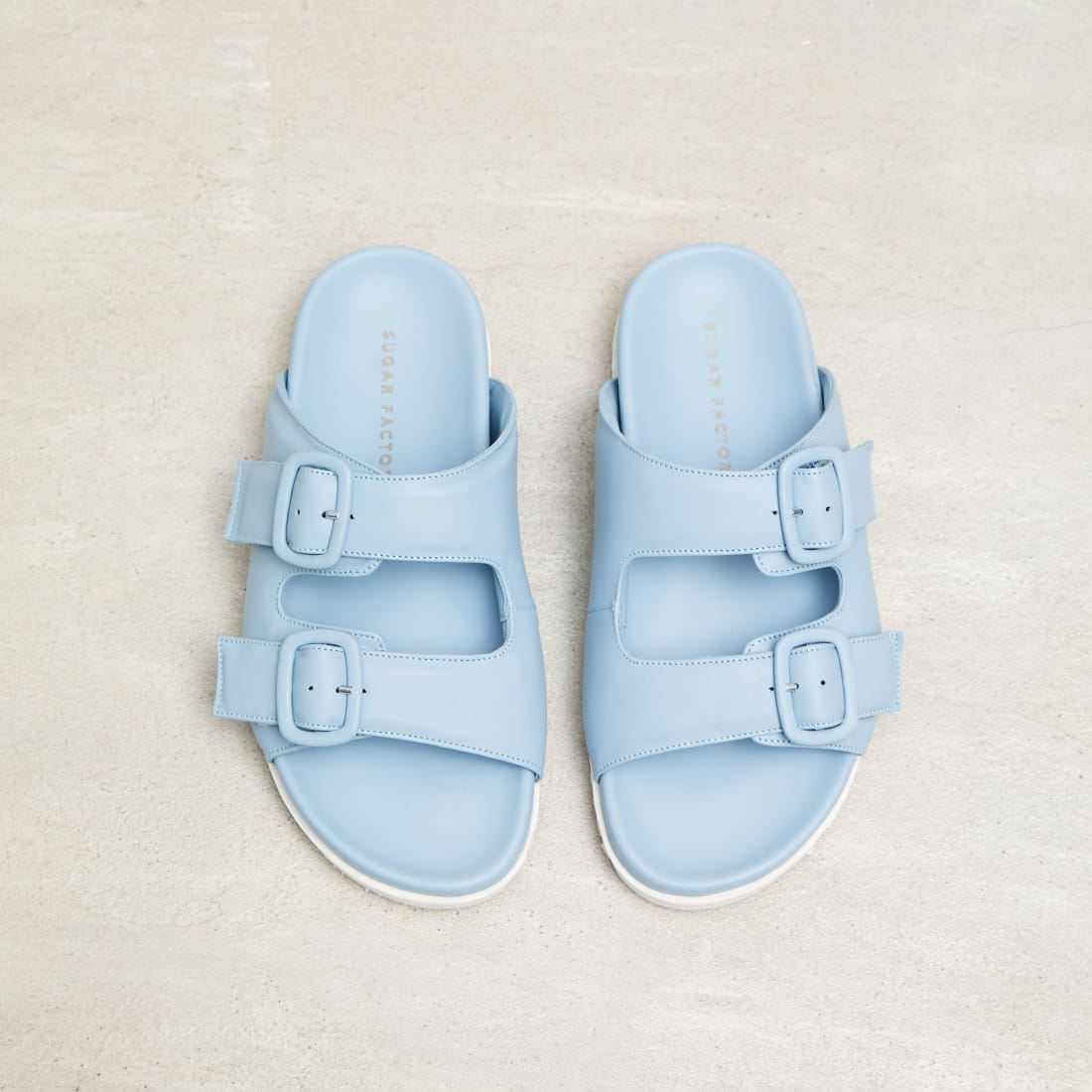 Голубые кожаные биркенштоки - Image 2 of 5