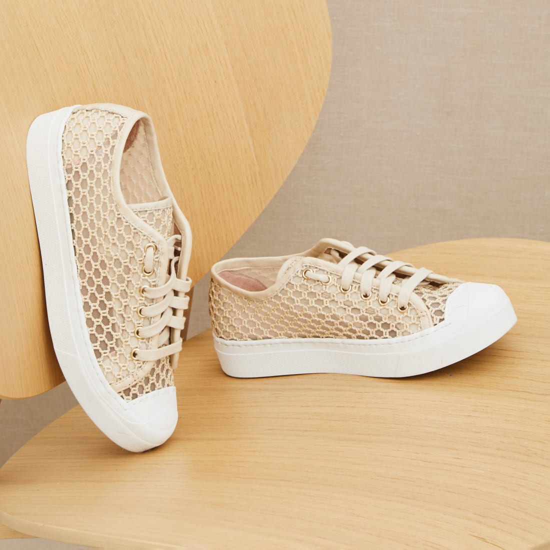 Песочные текстильные кеды - Image 2 of 5