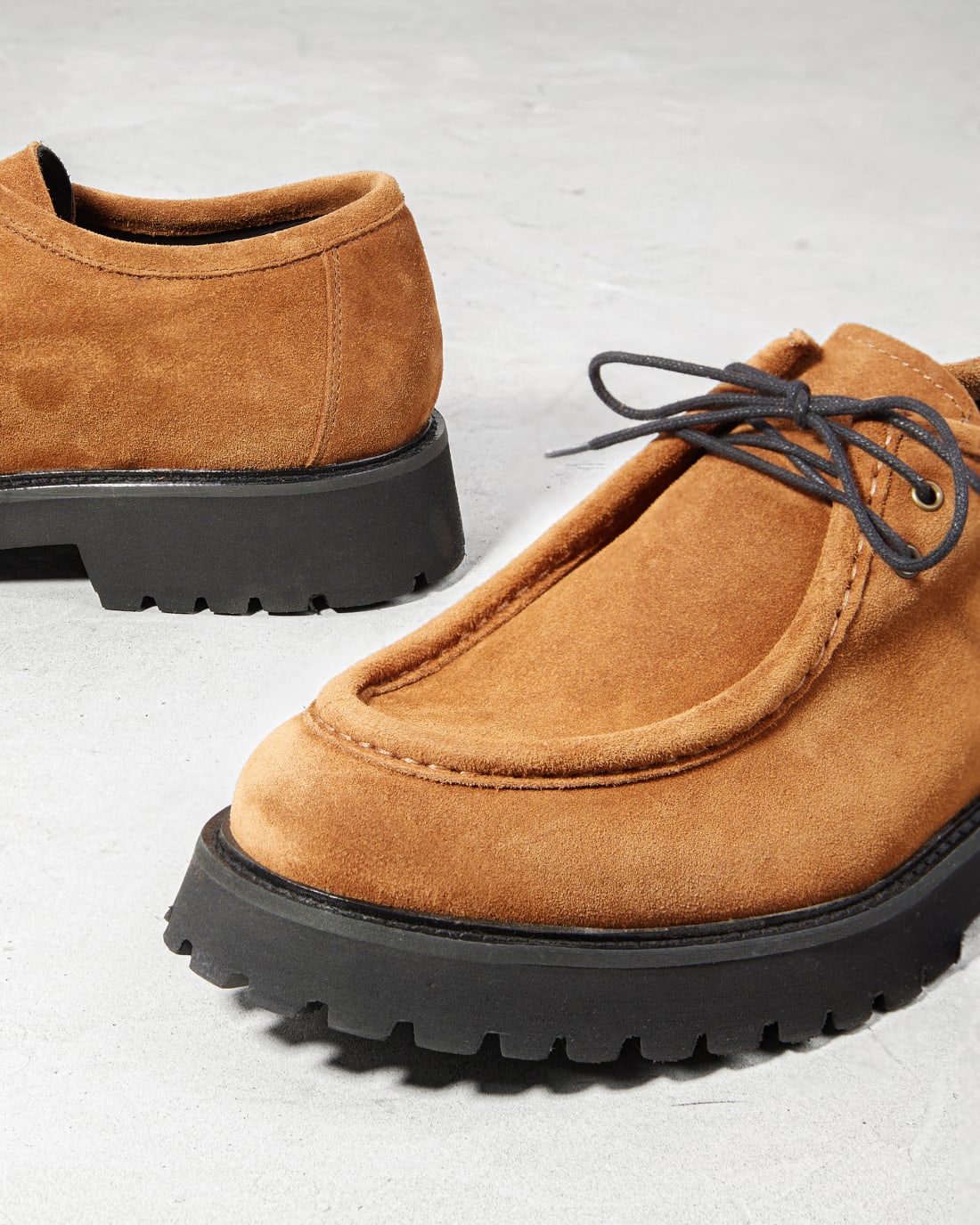 Коричневые замшевые полуботинки - Image 4 of 5