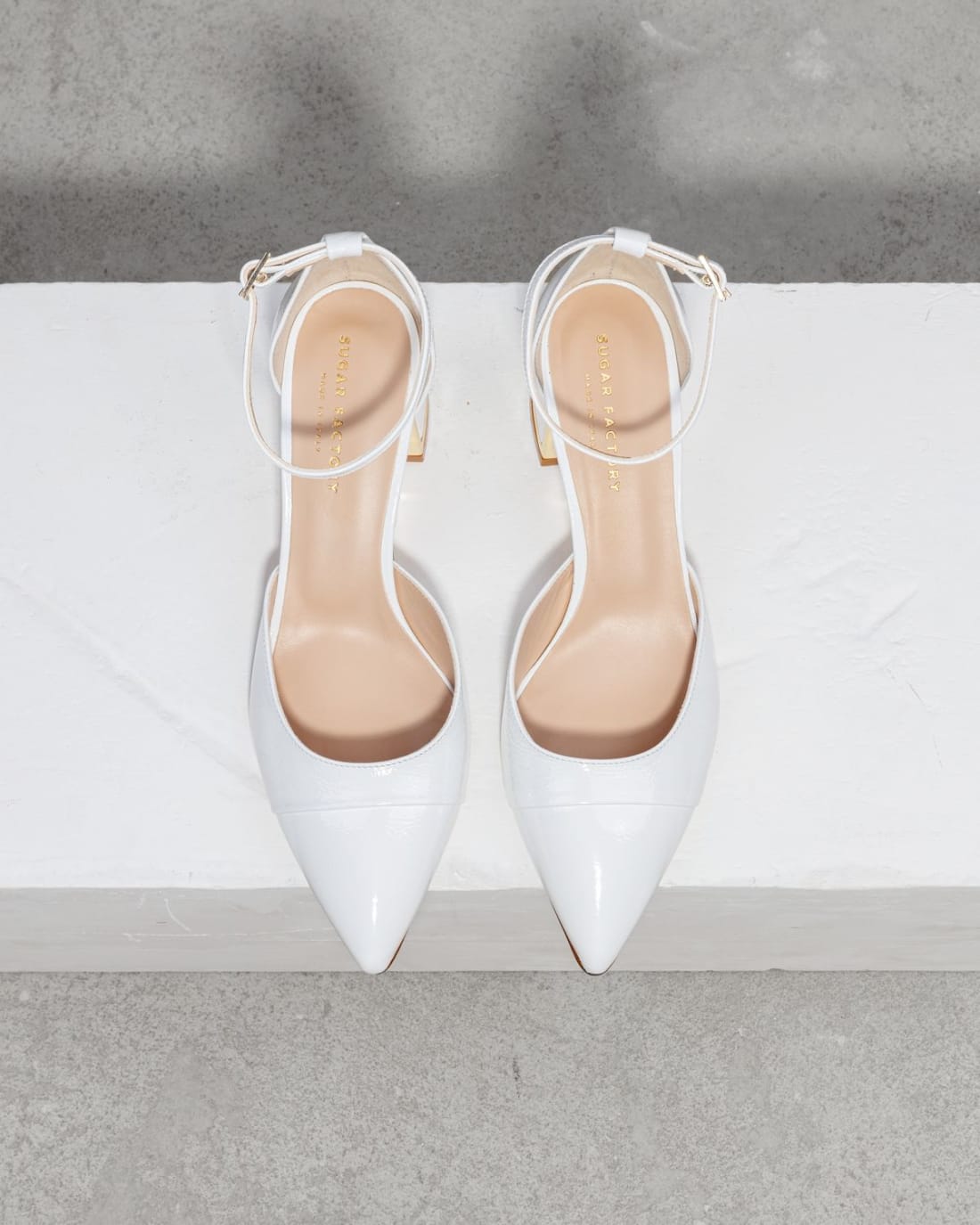 Белые кожаные туфли - Image 2 of 7