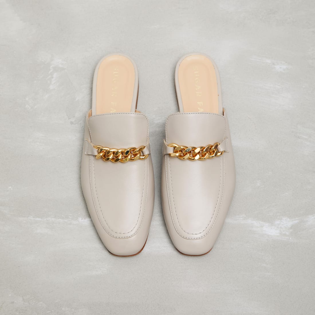 Серые кожаные слиперы - Image 2 of 5