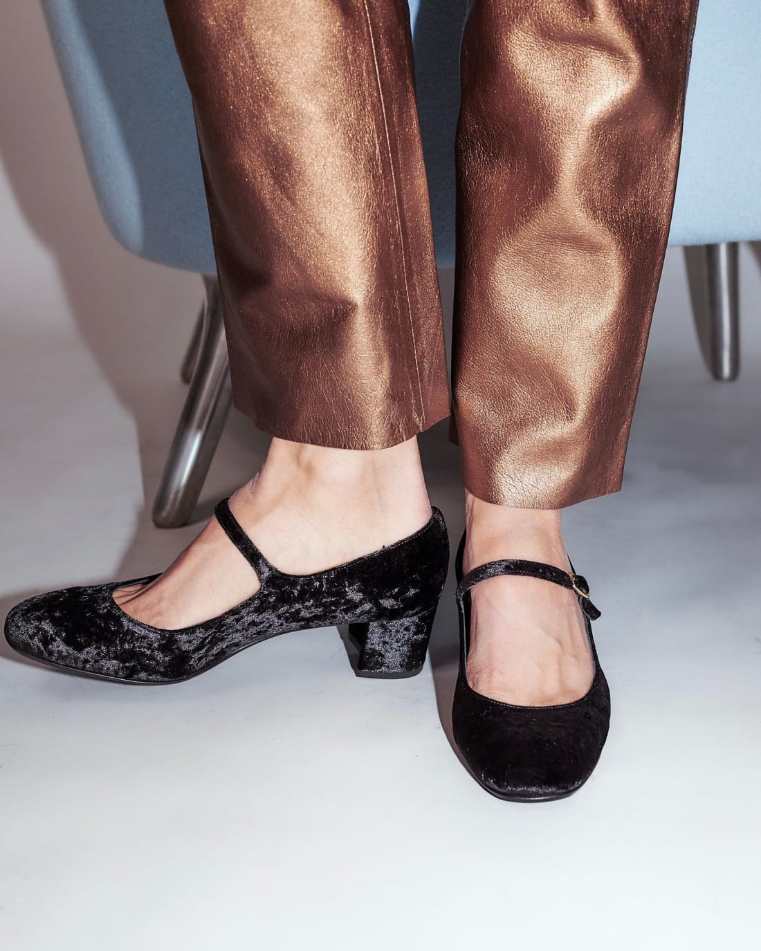 Черные бархатные туфли - Image 5 of 5