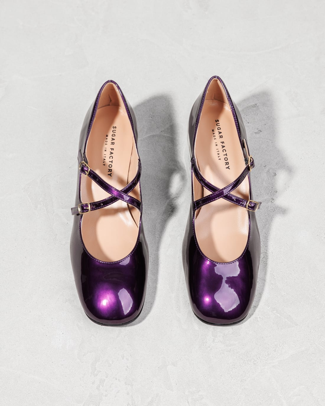 Сиреневые лакированные туфли mary jane - Image 3 of 6