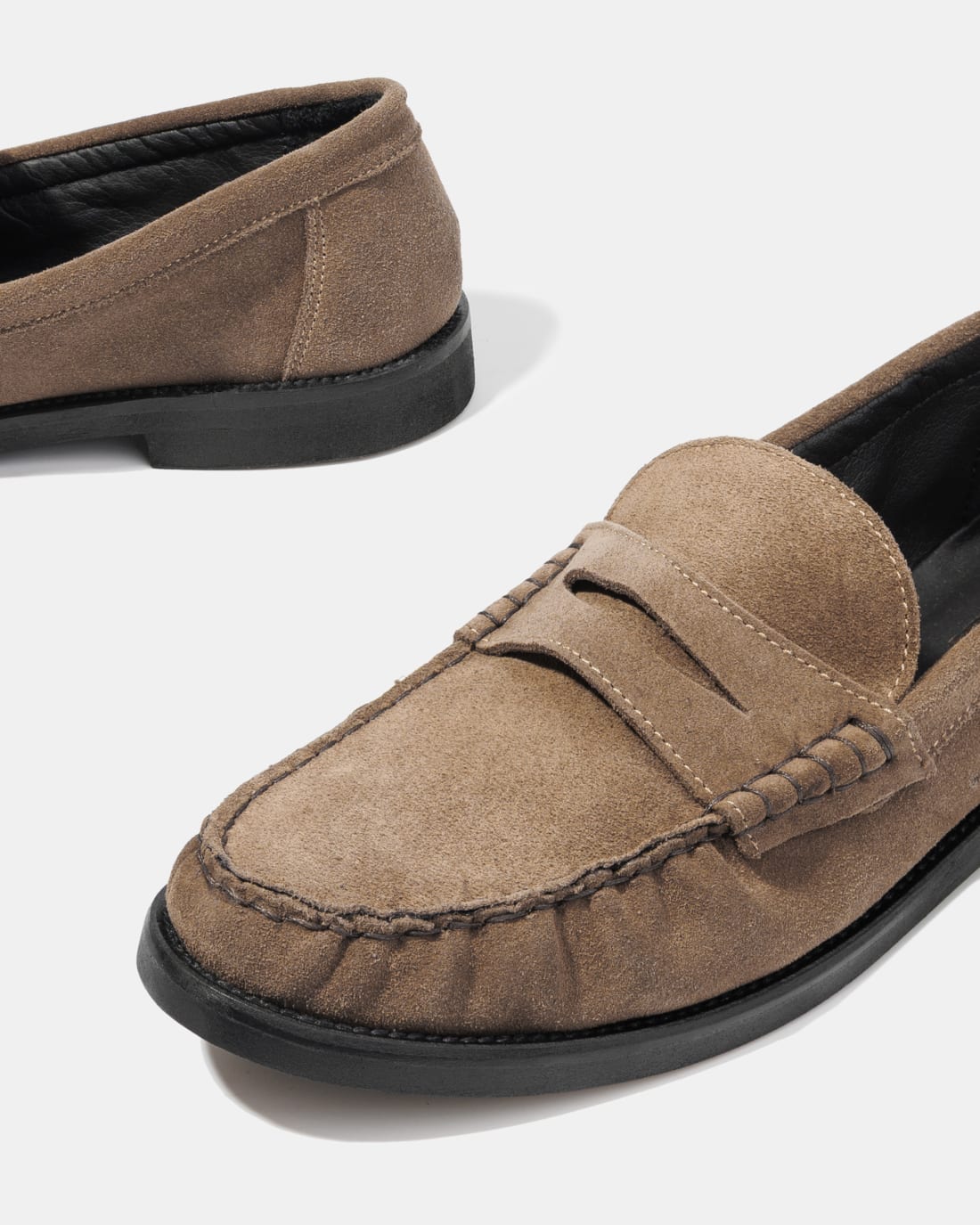 Серые замшевые мокасины - Image 4 of 4