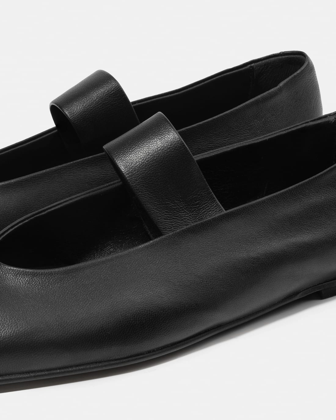 Черные кожаные туфли с ремешком - Image 4 of 4