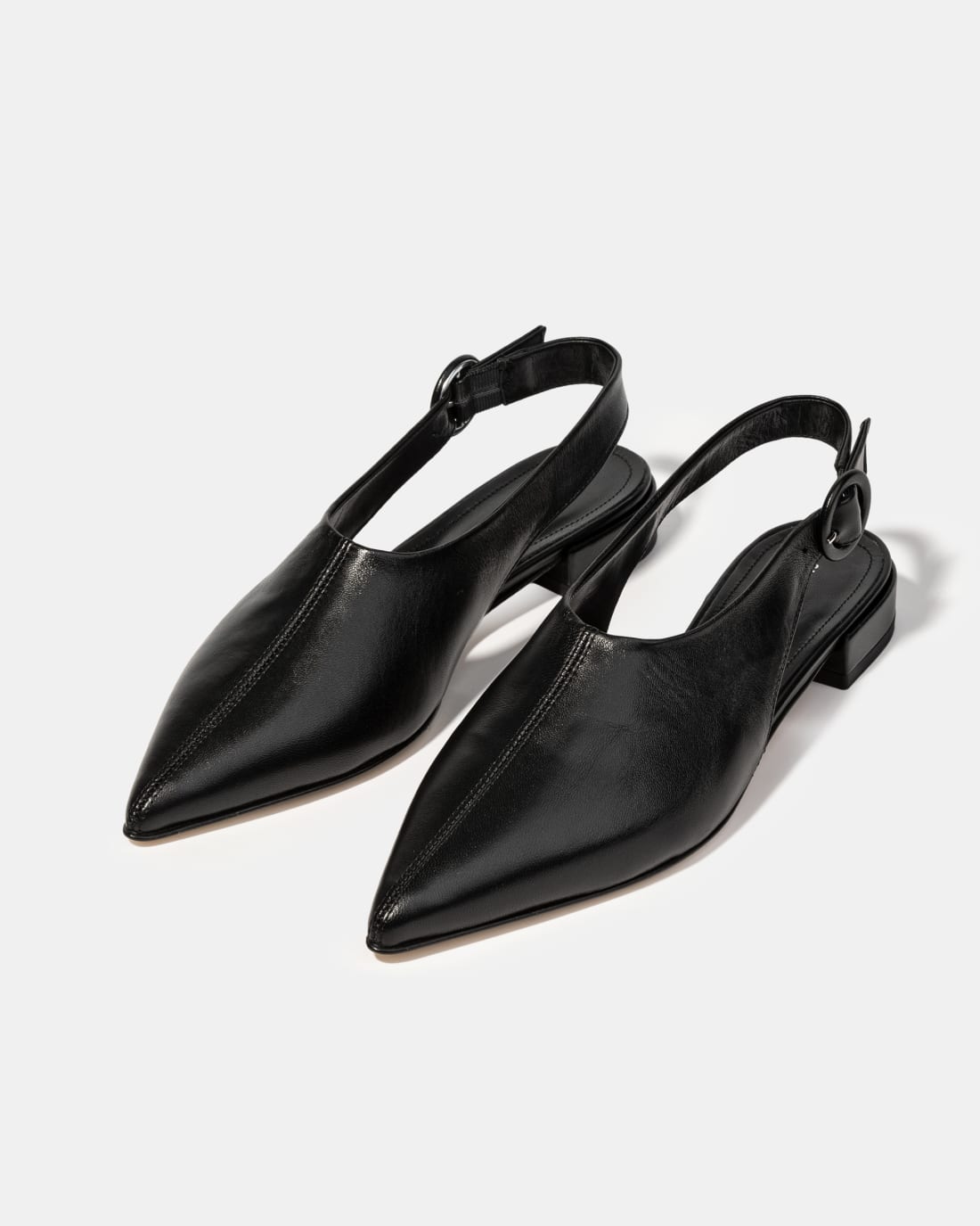 Черные туфли на низком каблуке - Image 2 of 5