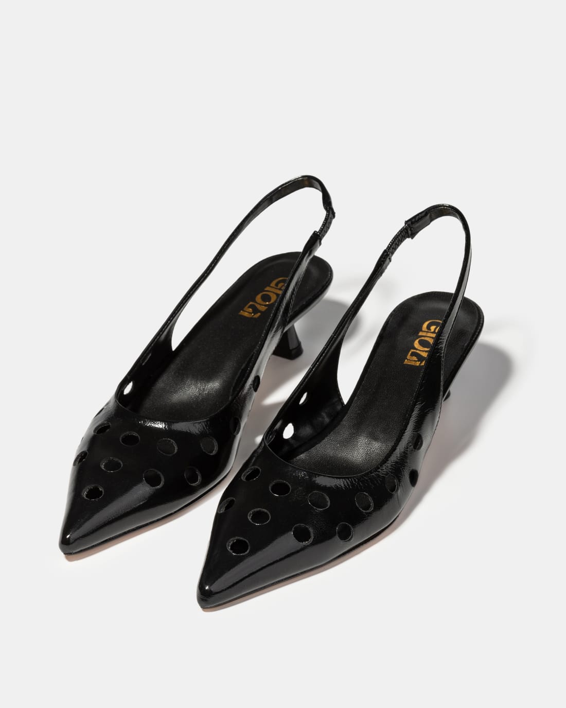 Черные туфли с крупной перфорацией - Image 2 of 5