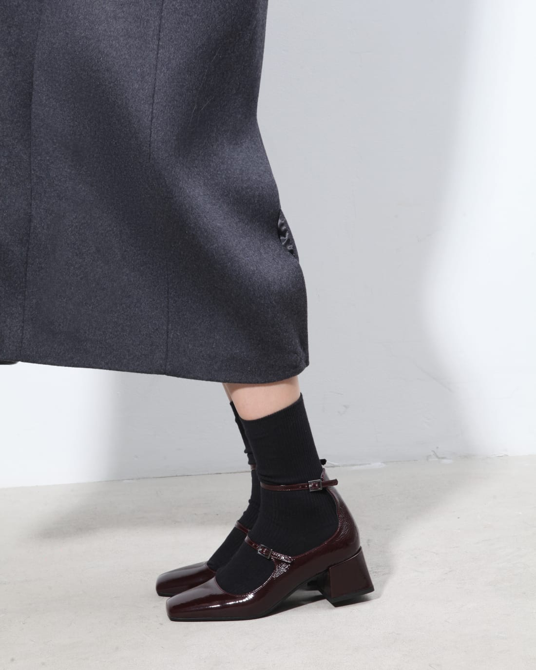 Туфли из лакированной кожи темно-бордового цвета - Image 6 of 7