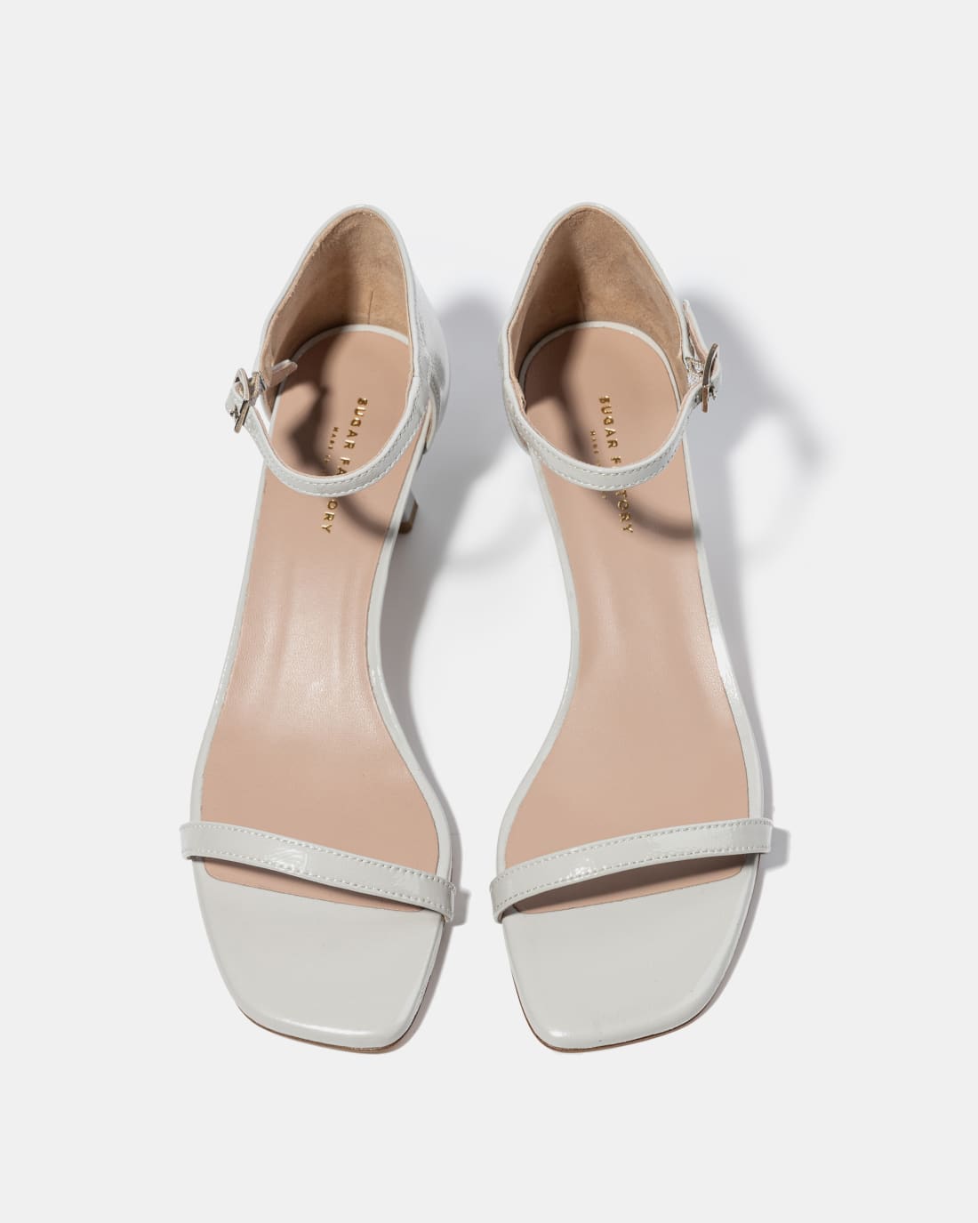 Cерые кожаные босоножки - Image 3 of 4