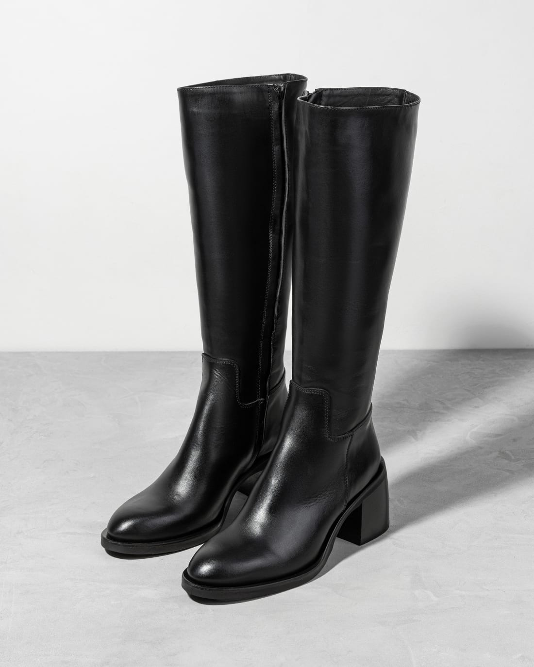 Черные кожаные сапоги - Image 2 of 7