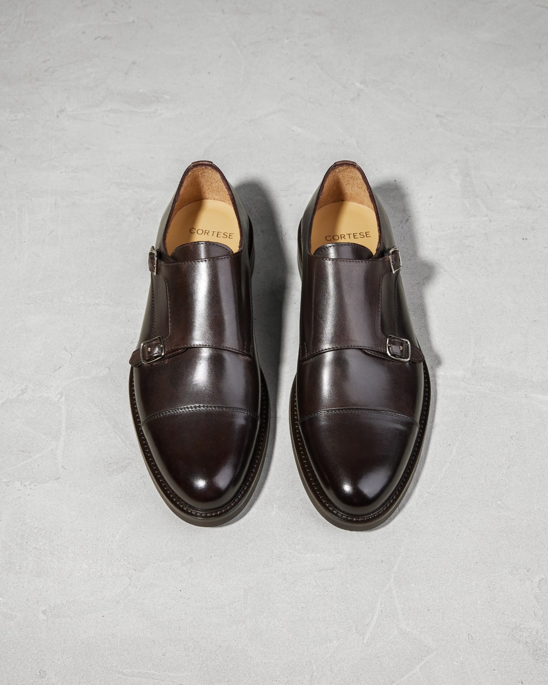 Темно-коричневые кожаные туфли - Image 3 of 5