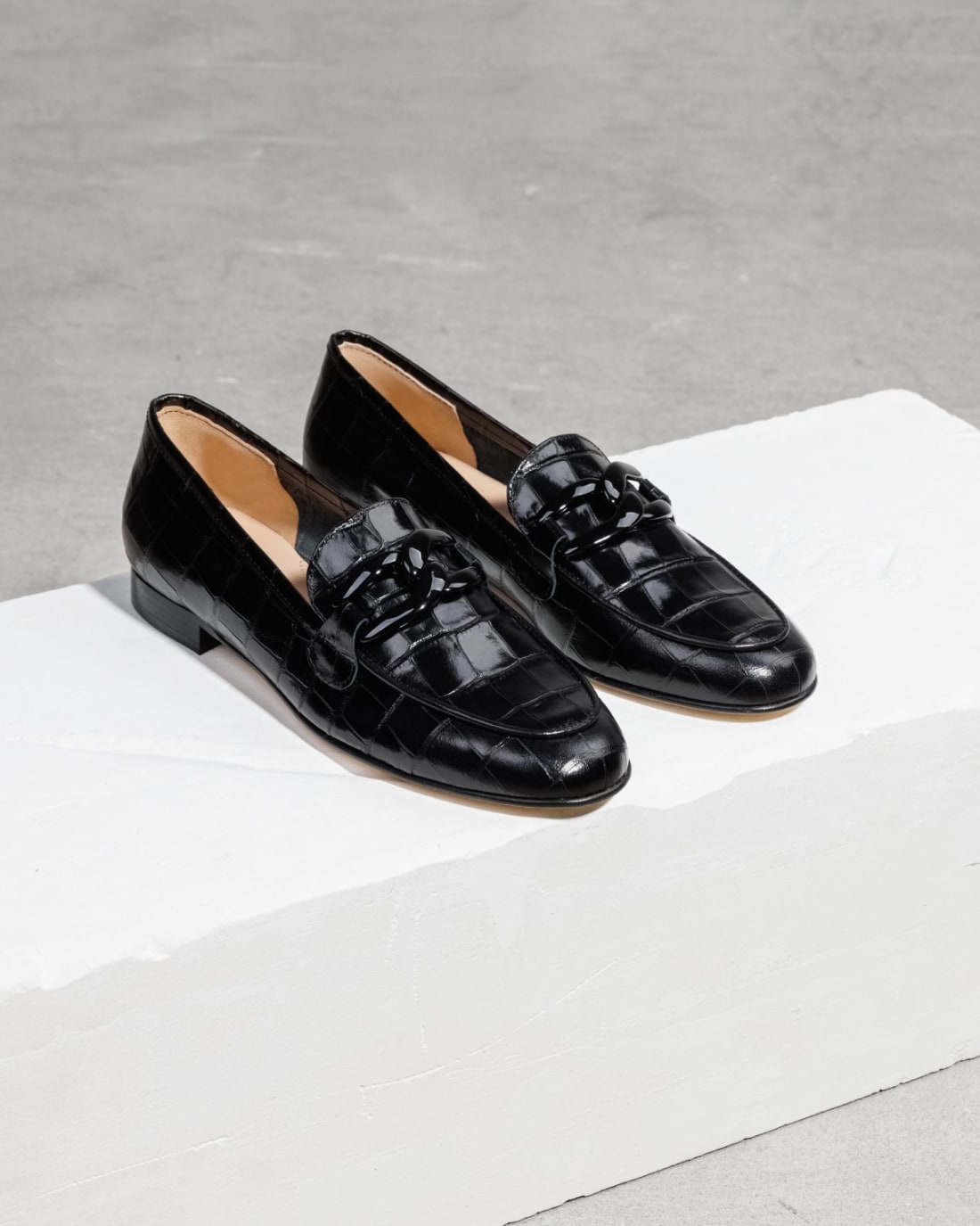 Черные кожаные лоферы - Image 3 of 6