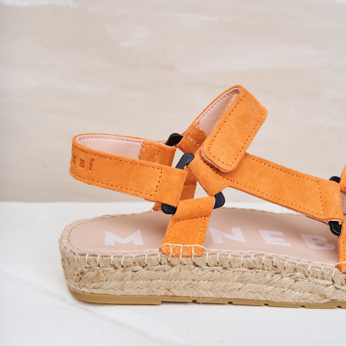 Оранжевые замшевые сандалии - Image 3 of 5