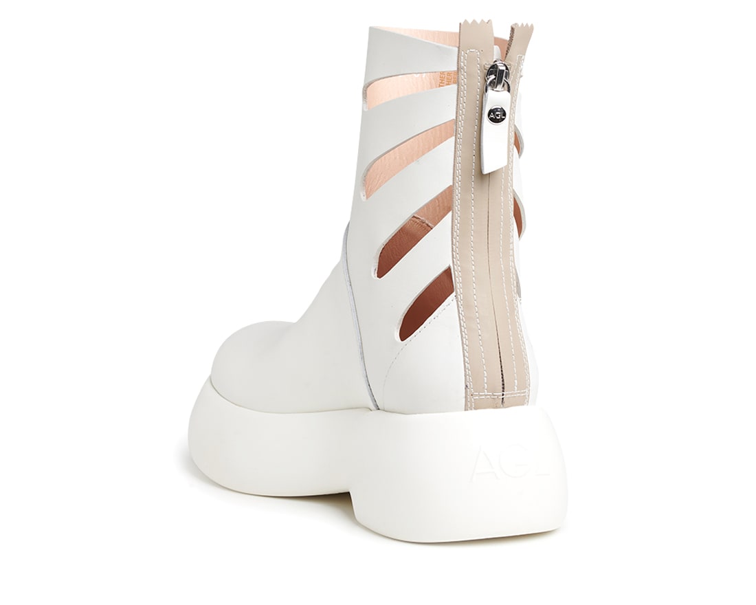 Белые кожаные ботинки - Image 3 of 5