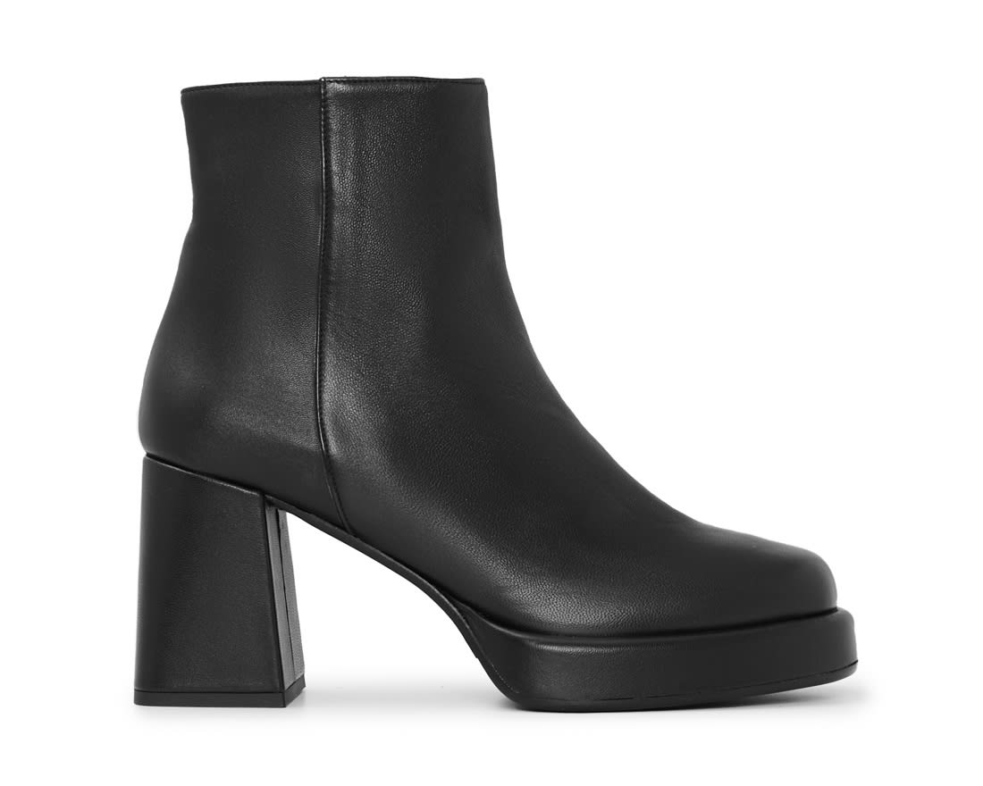Черные кожаные ботильоны - Image 1 of 5