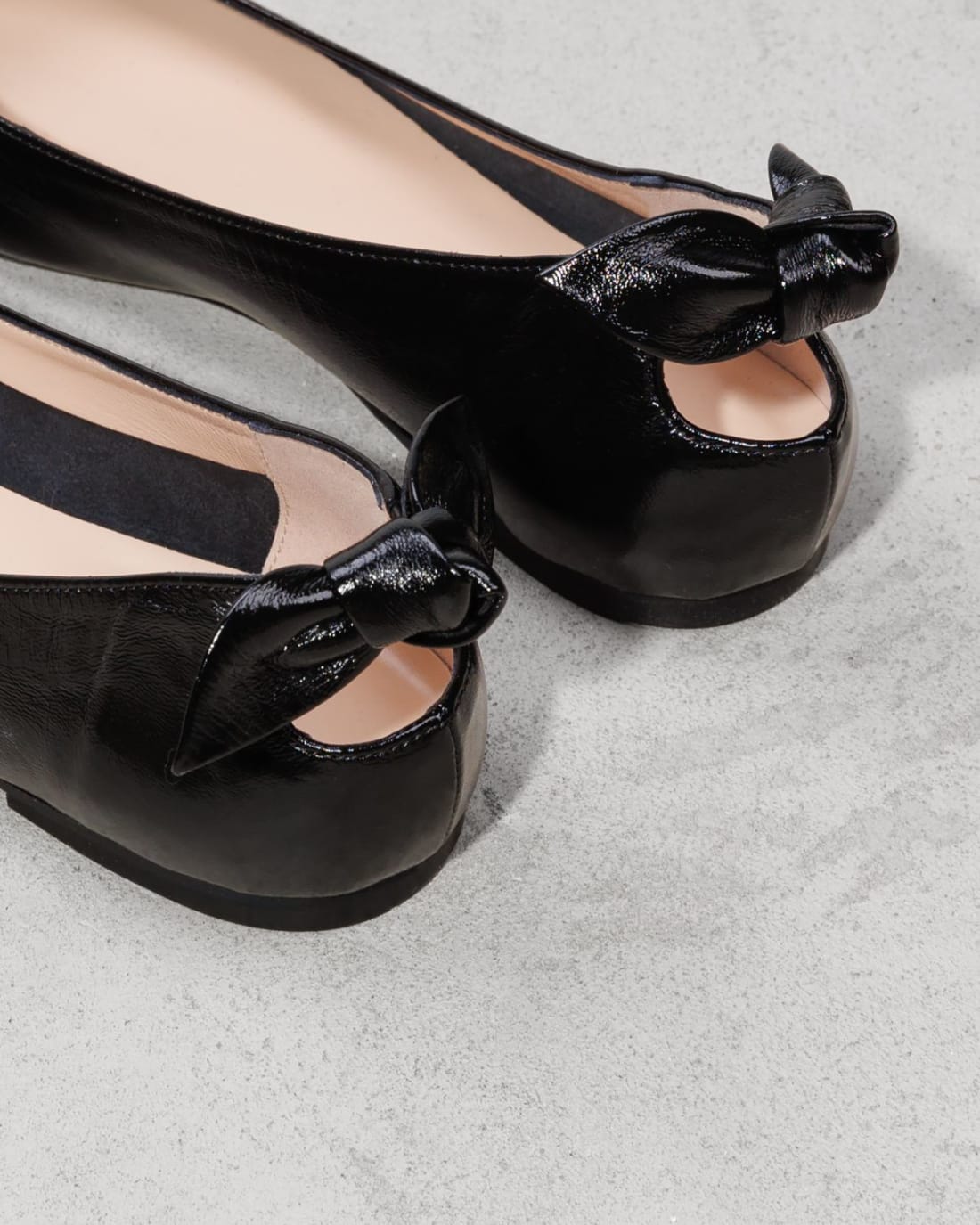 Черные кожаные балетки - Image 4 of 6