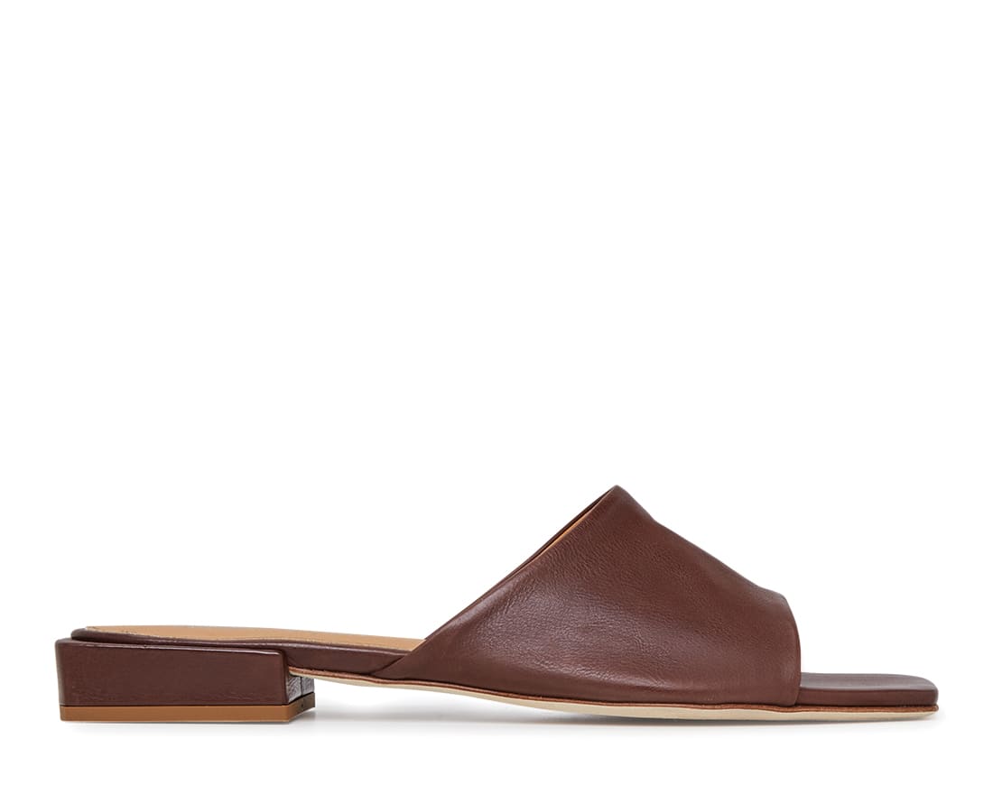 Бордовые кожаные пантолеты - Image 1 of 4