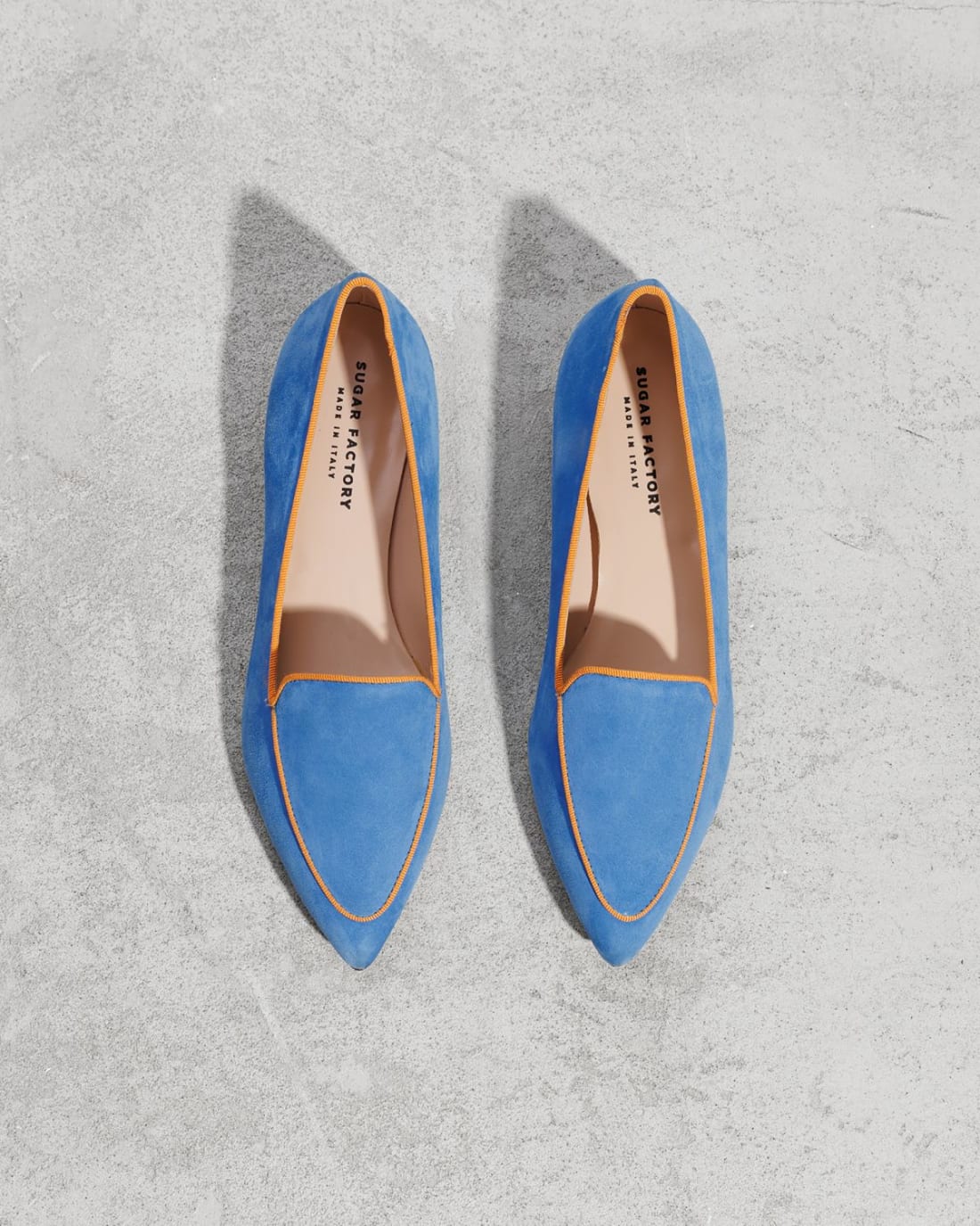 Голубые замшевые лоферы - Image 2 of 4