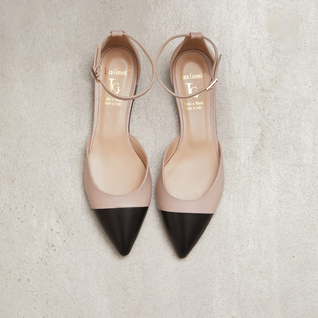 Пудровые кожаные туфли - Image 2 of 5