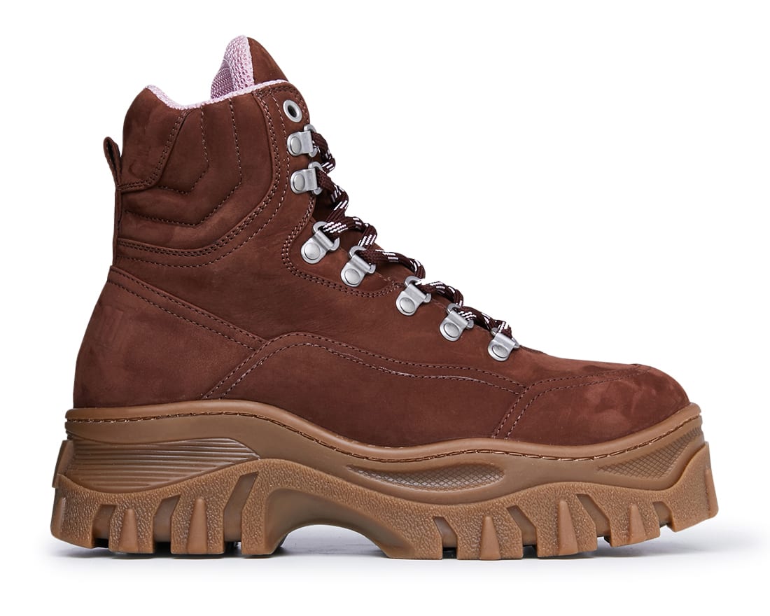 Бордовые ботинки из нубука - Image 1 of 5