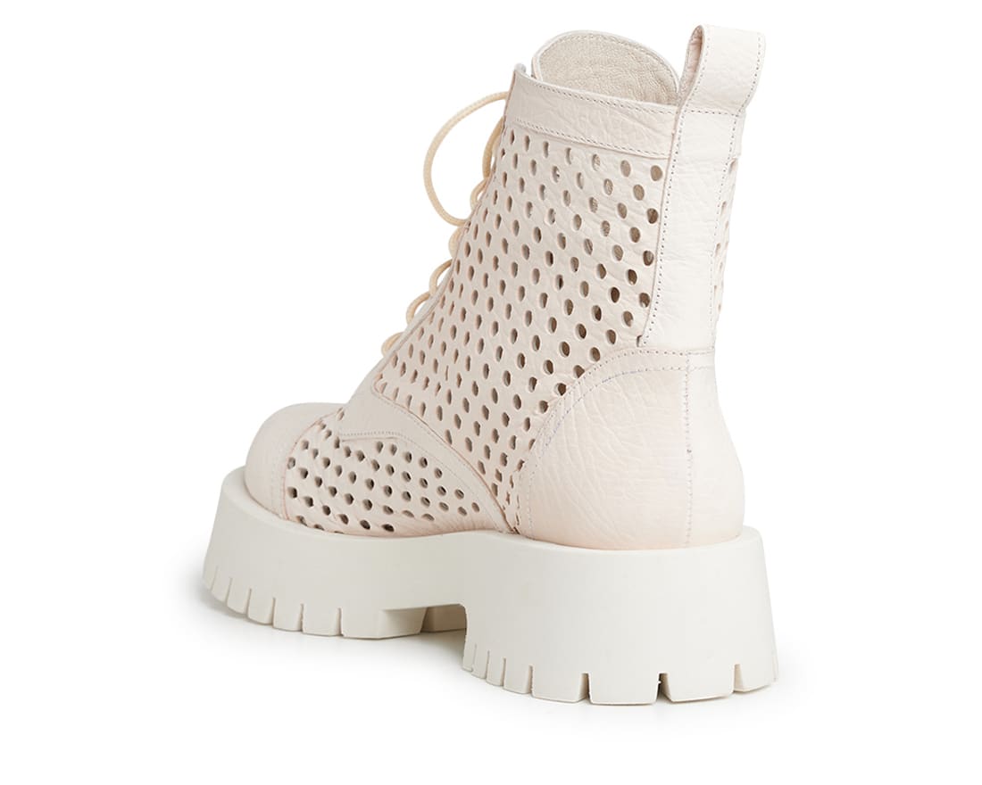 Бежевые кожаные ботинки - Image 3 of 5