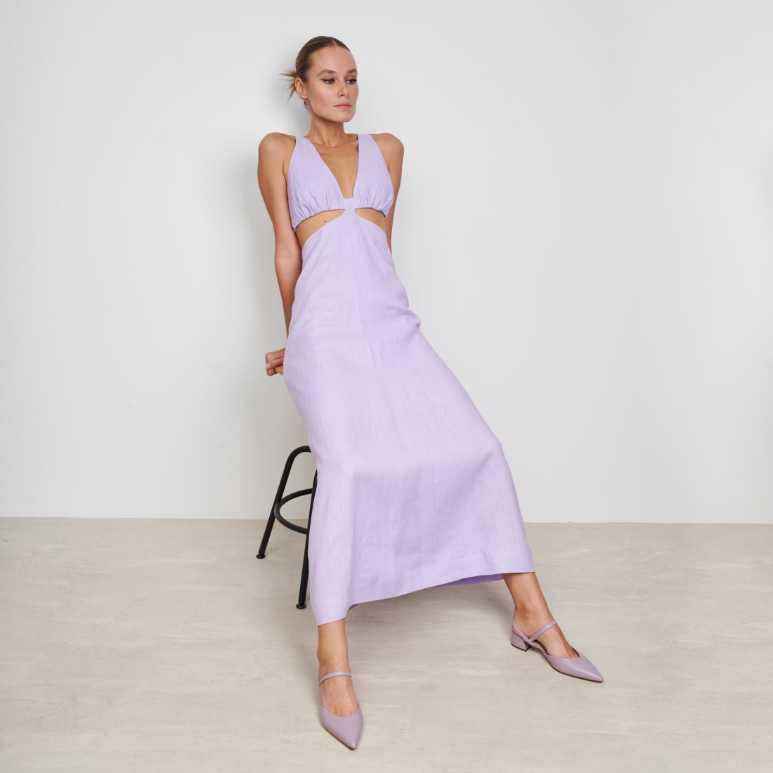 Фиолетовые кожаные туфли - Image 6 of 6