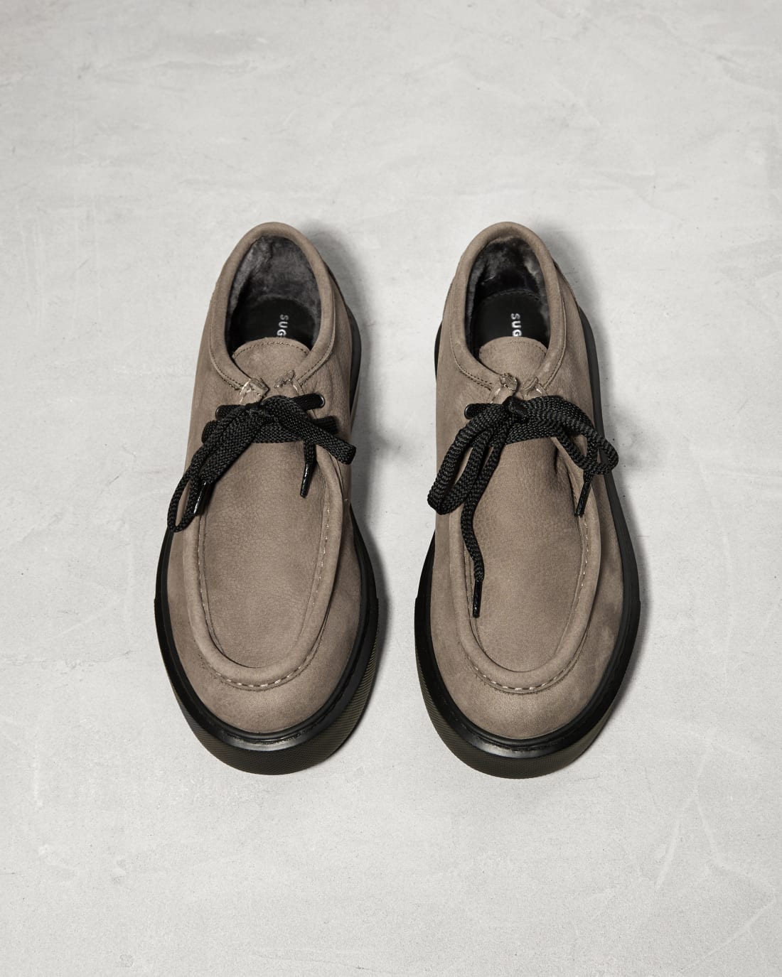 Тёмно-серые кожаные полуботинки - Image 3 of 6