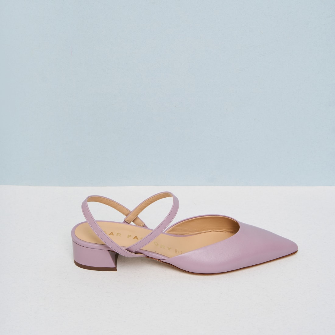 Фиолетовые кожаные туфли - Image 1 of 6