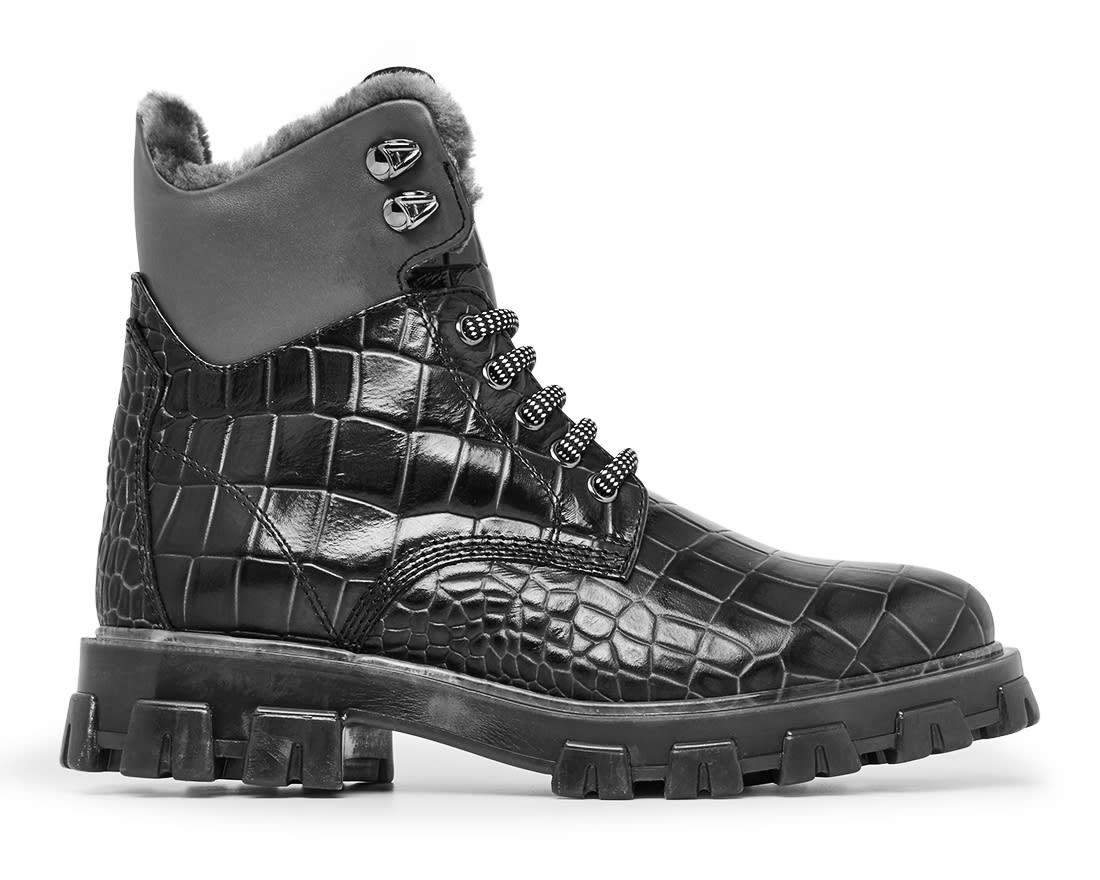 Зимние тёмно-серые ботинки - Image 1 of 4